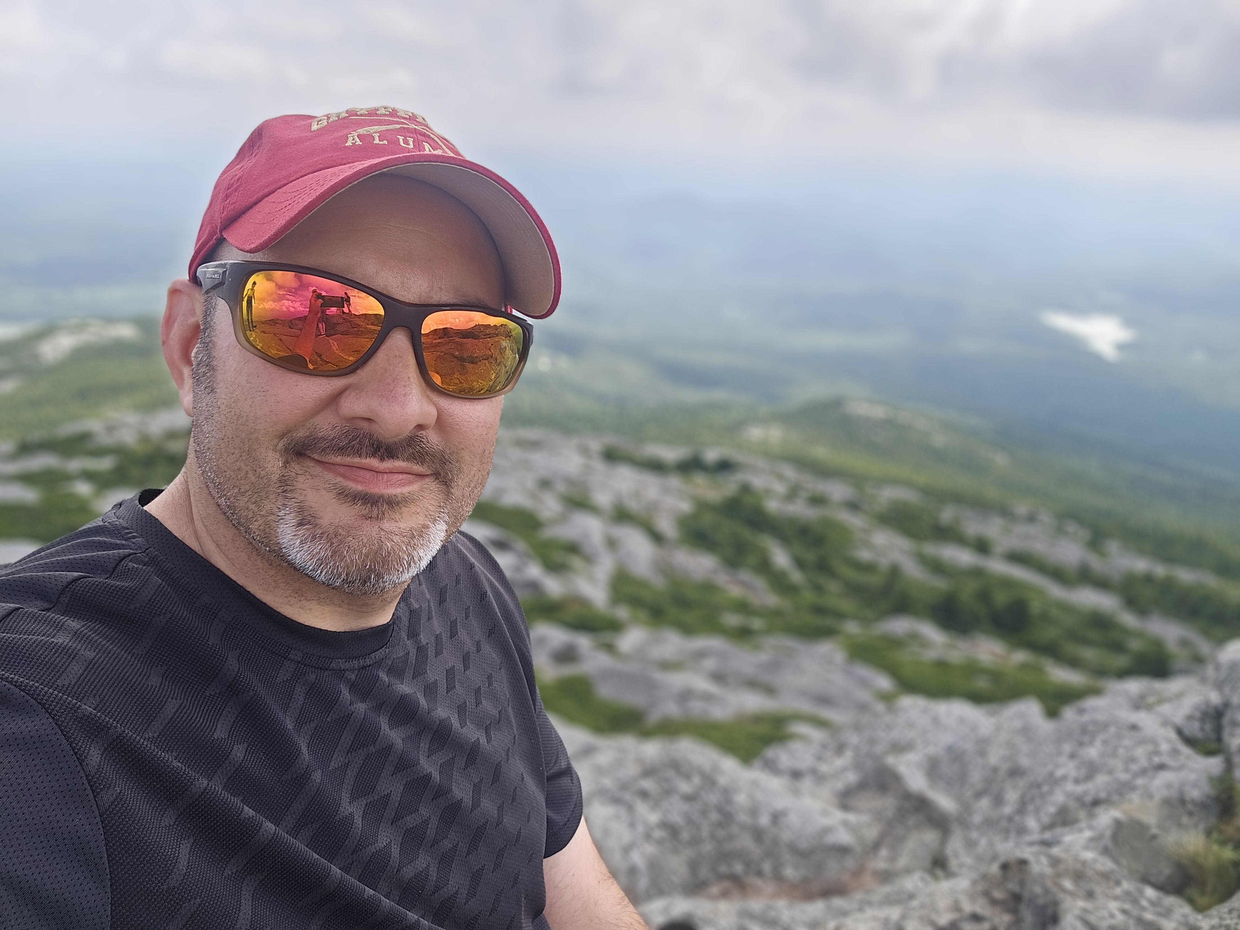 Mike from on top of Mount Monadnock
